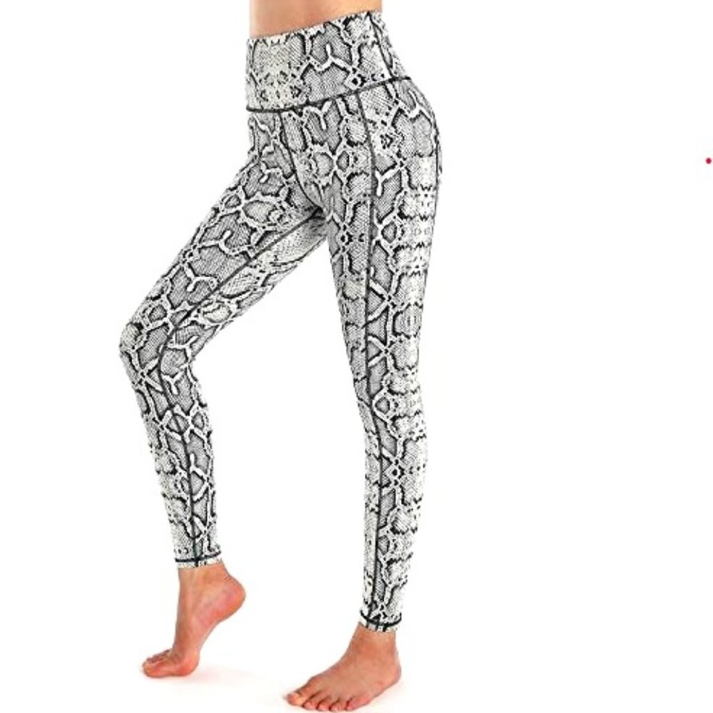 OUGES Women's High Waist Yoga Pants with Pockets